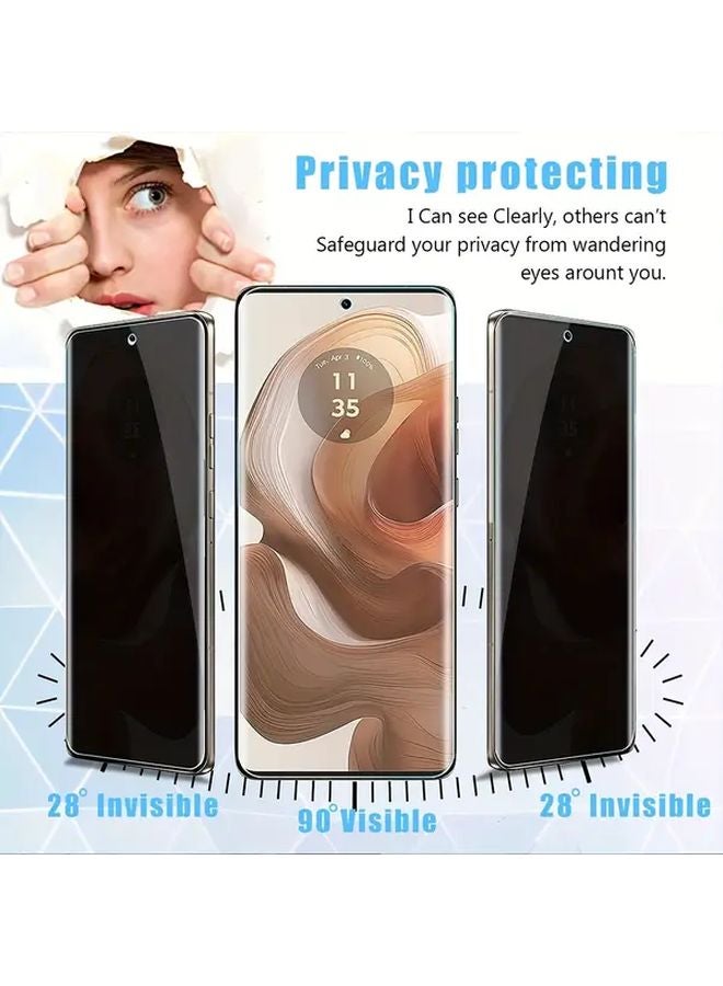 Motorola Edge 60 Fusion Privacy Hydrogel Screen Protector Anti Spy Bubble Free Full Coverage - Image 4
